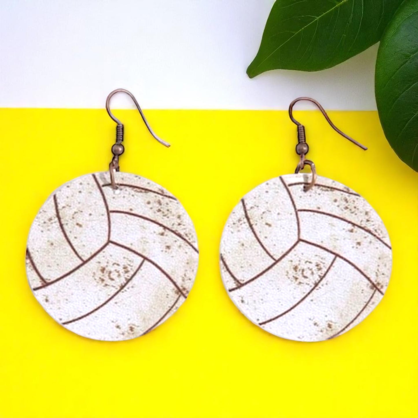 Spike Your Style with Volleyball Dangle Earrings! 🏐