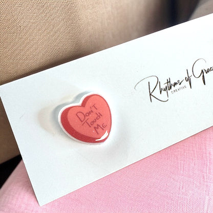 Sweet & Sassy Candy Heart Stud Earrings – Spice Up Your Look! 💖
