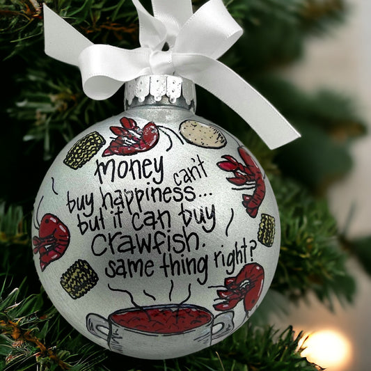 Cajun Christmas Cheer: Crawfish & Happiness Ornament! - Rhythms of Grace Creative
