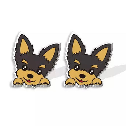 Woof-tastic Yorkie Stud Earrings - Wear Your Love for Paws!