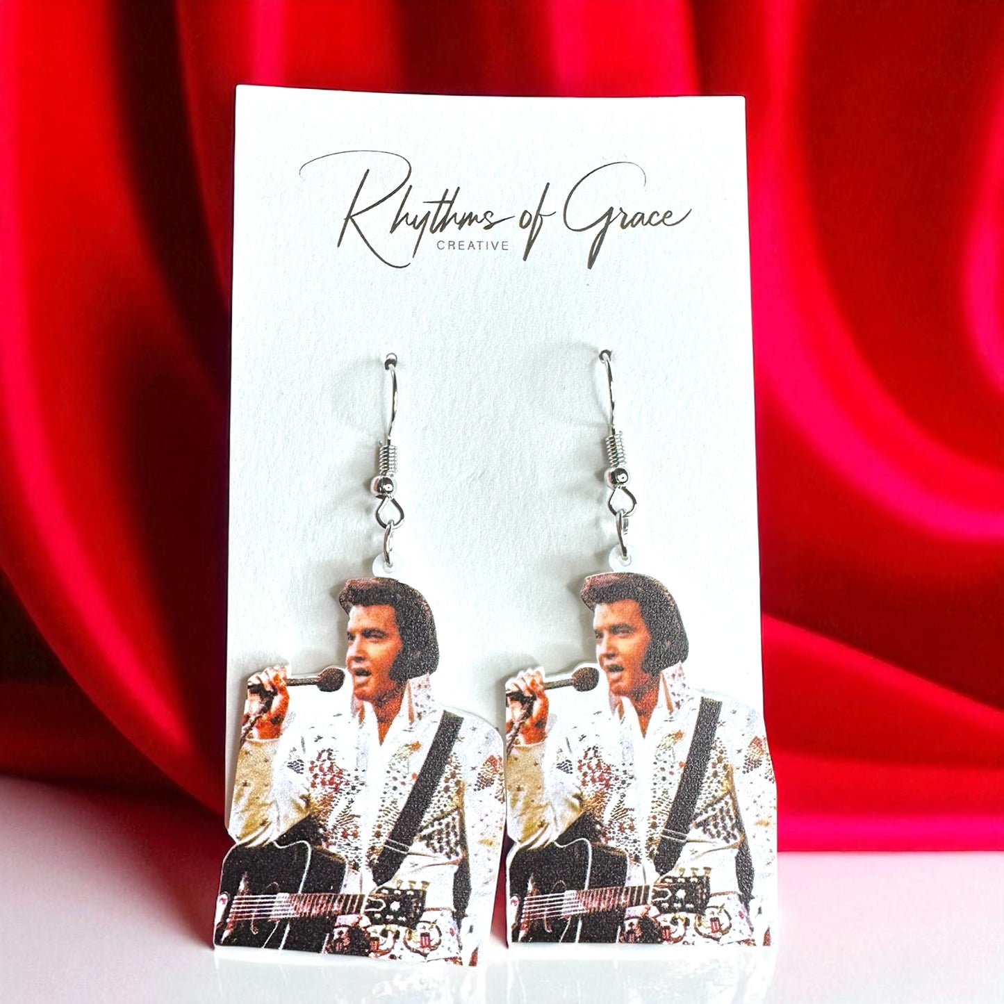 Rock Your Style: Elvis Presley Dangle Earrings - 12 Iconic Designs! 🎸