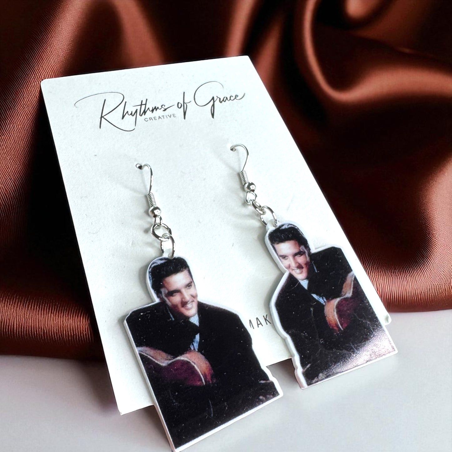 Rock Your Style: Elvis Presley Dangle Earrings - 12 Iconic Designs! 🎸