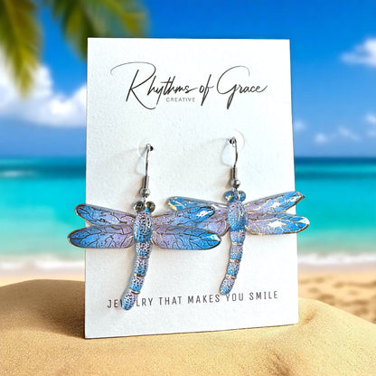 Catch the Whimsy! Dragonfly Dangle Earrings