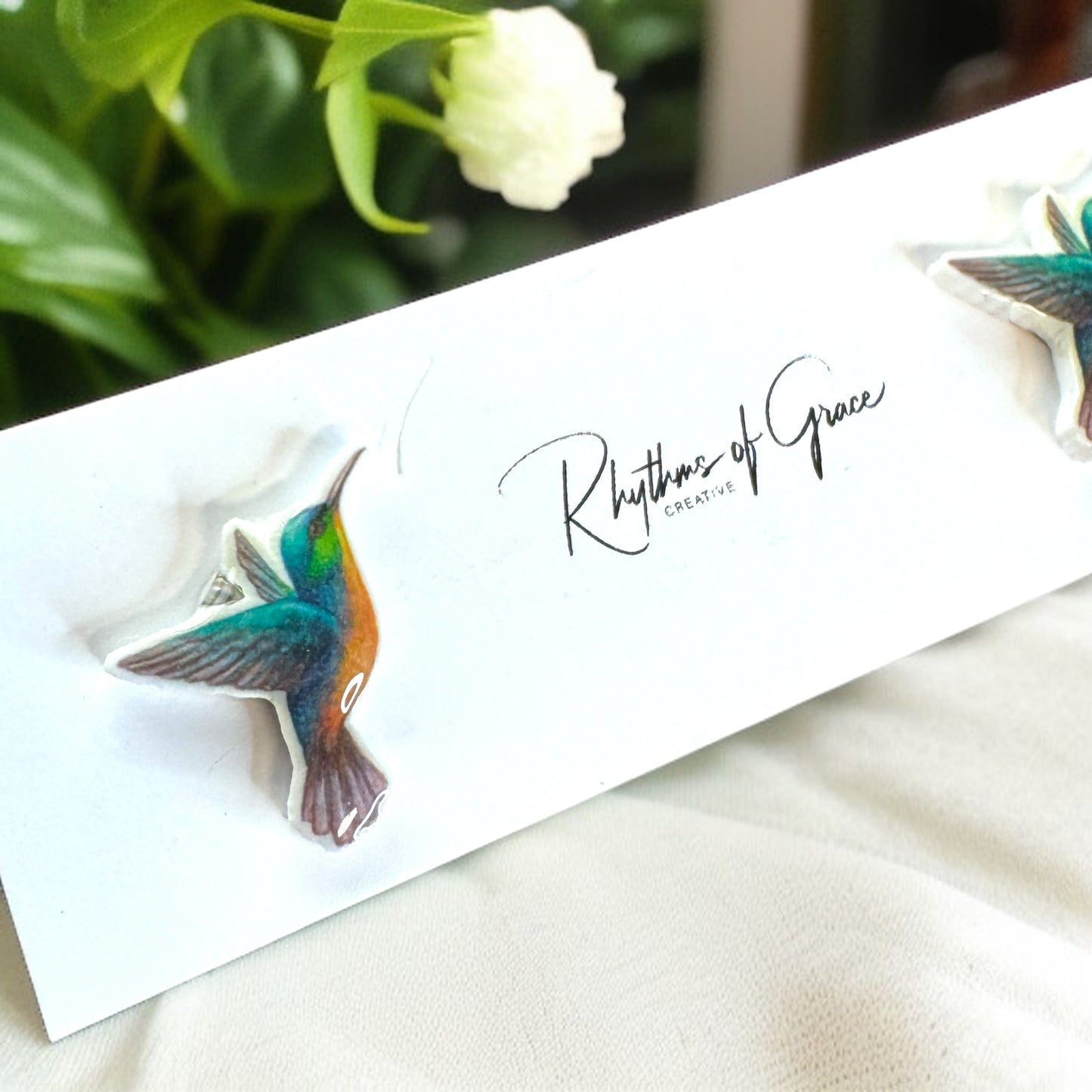 Flutter into Fashion with Hummingbird Stud Earrings!