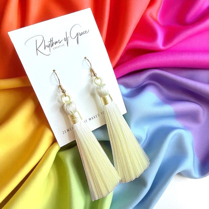 Tassel Power: Colorful Boho Dangle Earrings in 9 Vibrant Shades!