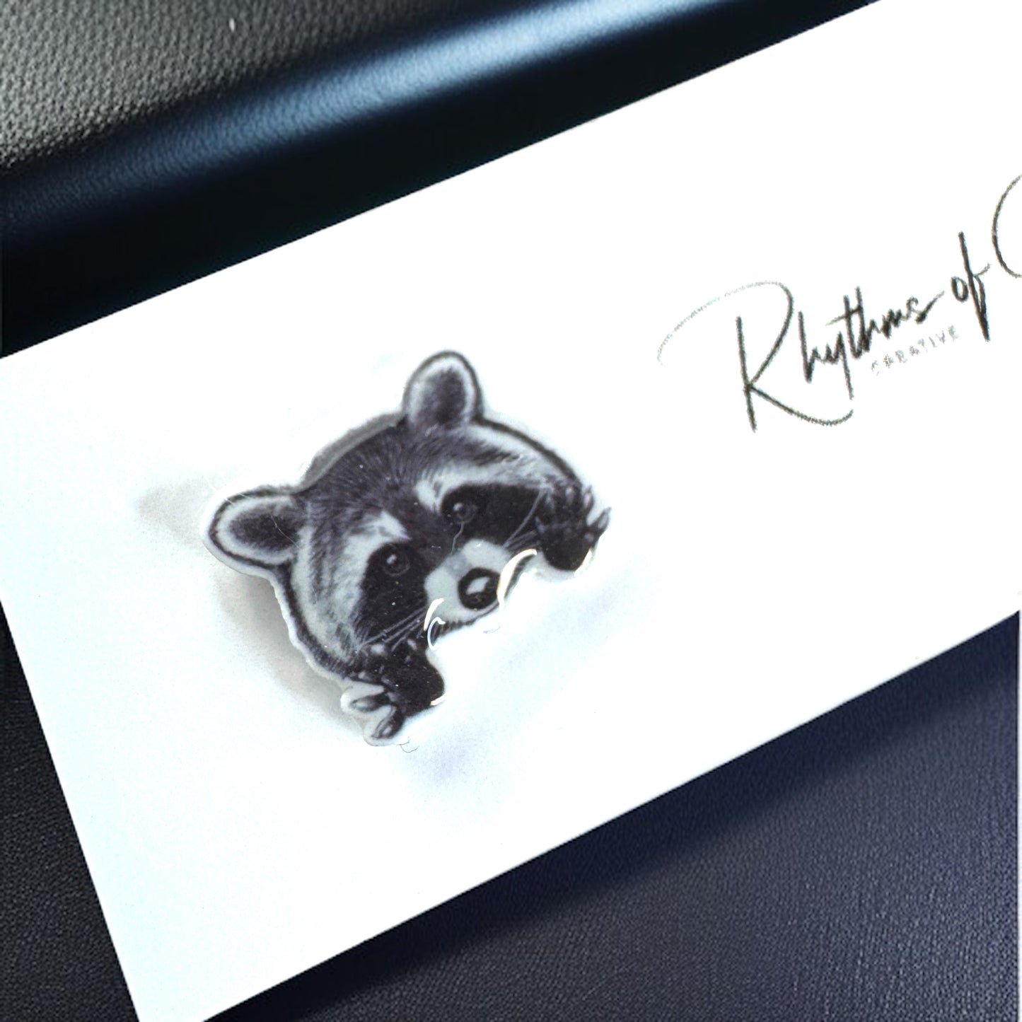 Ravishing Raccoon Stud Earrings - Double the Cuteness!