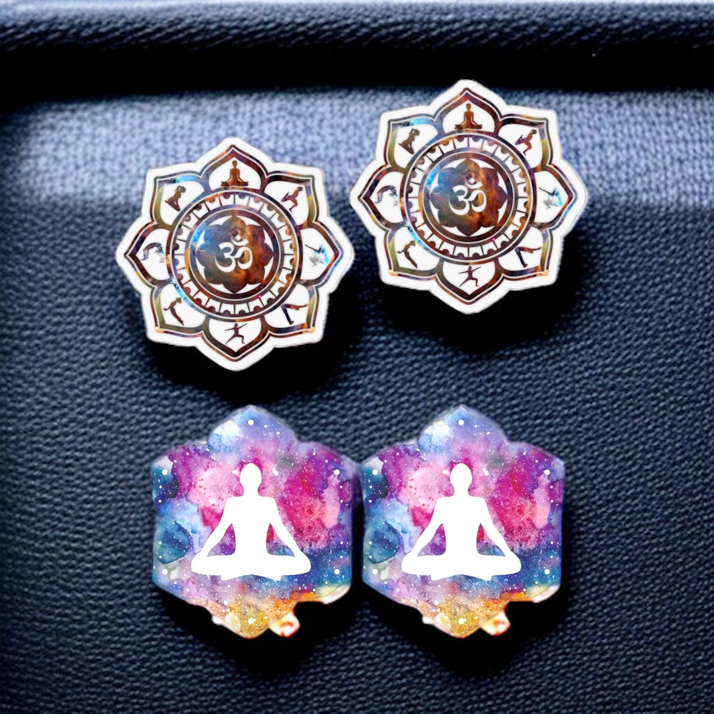 Zen Vibes Only: Yoga Stud Earrings for the Yogi in You!