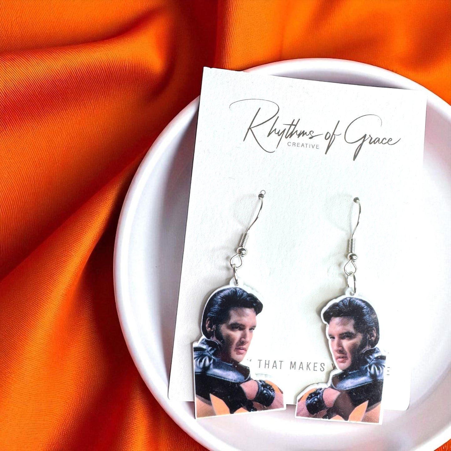 Rock Your Style: Elvis Presley Dangle Earrings - 12 Iconic Designs! 🎸