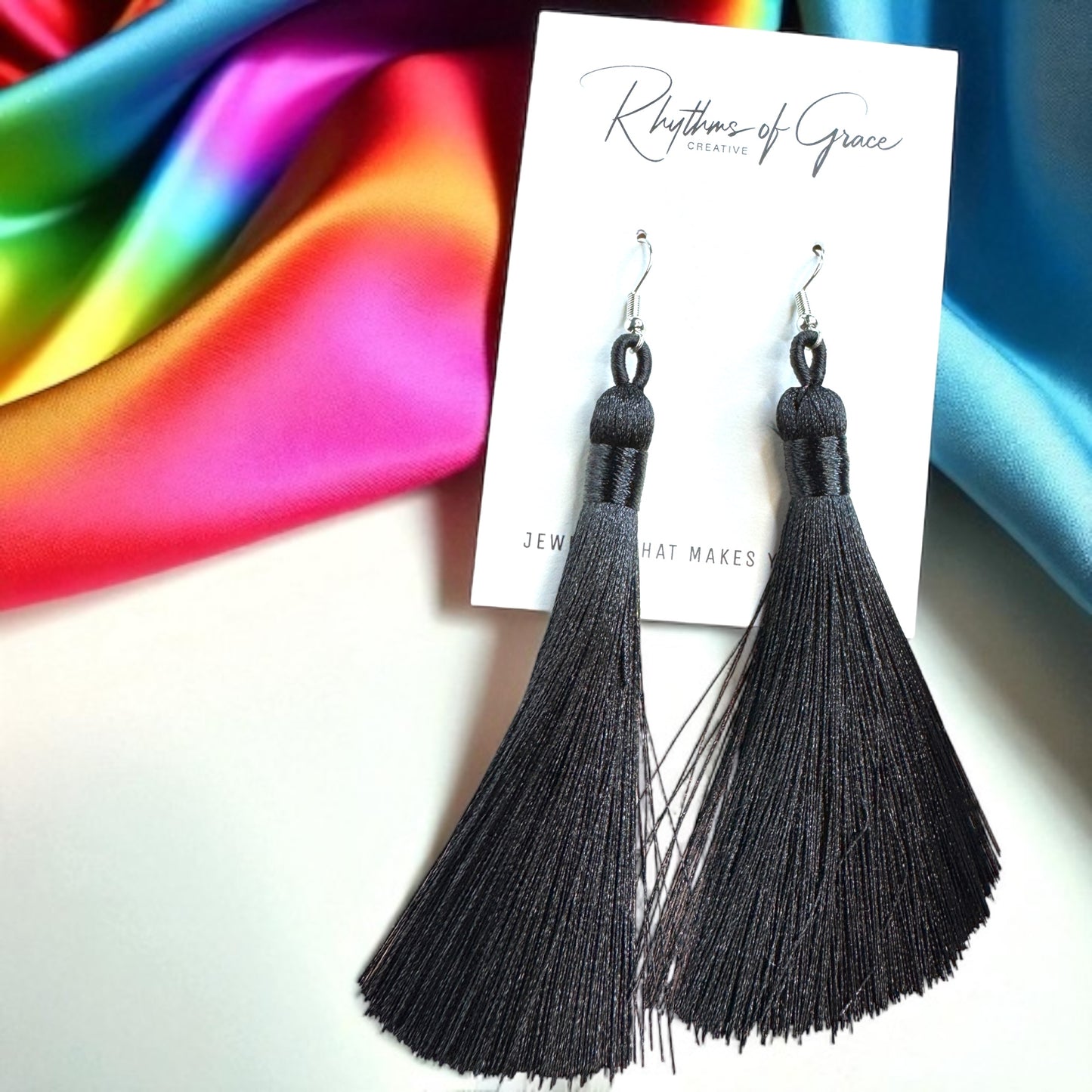 Tassel Power: Colorful Boho Dangle Earrings in 9 Vibrant Shades!