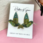 Sparkling Hummingbird Earrings - Nature's Artistry in Your Ears! 