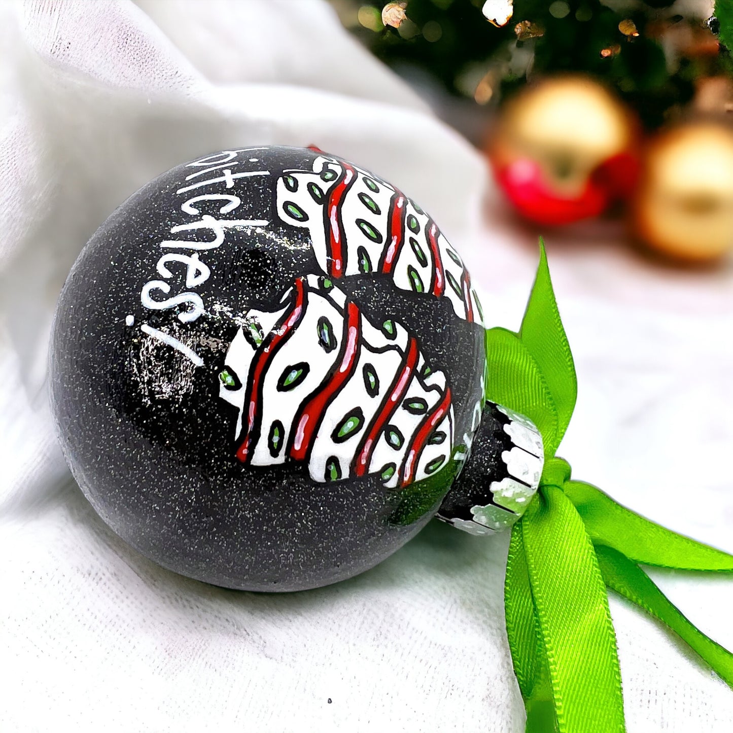 Christmas Ornament - "I'm Back, Bitches!" - Personalized, Christmas Tree Snack Cakes, Funny Ornament