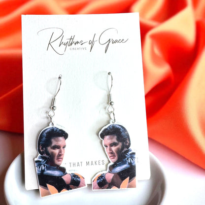 Rock Your Style: Elvis Presley Dangle Earrings - 12 Iconic Designs! 🎸