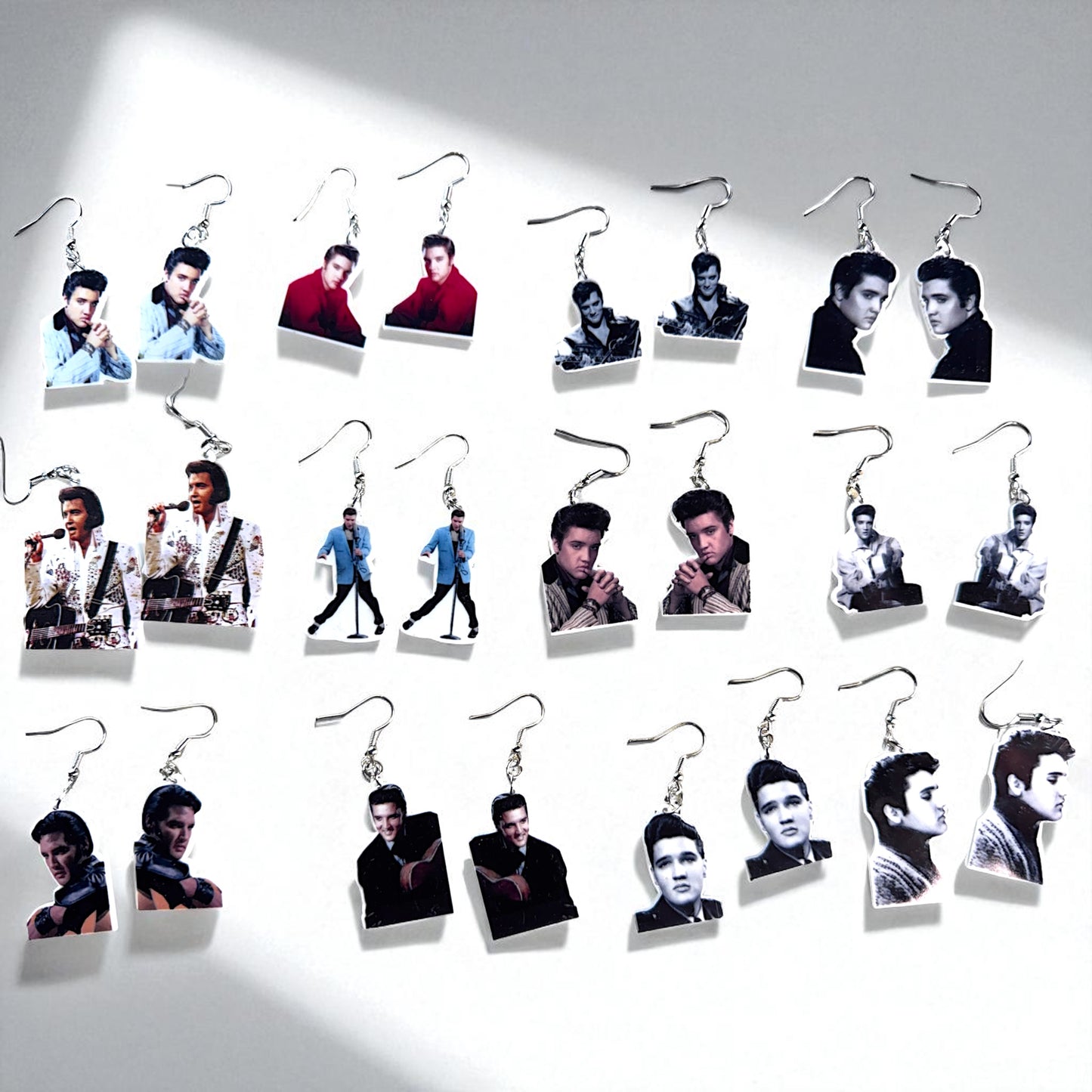 Rock Your Style: Elvis Presley Dangle Earrings - 12 Iconic Designs! 🎸