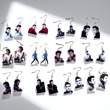 Rock Your Style: Elvis Presley Dangle Earrings - 12 Iconic Designs! 🎸