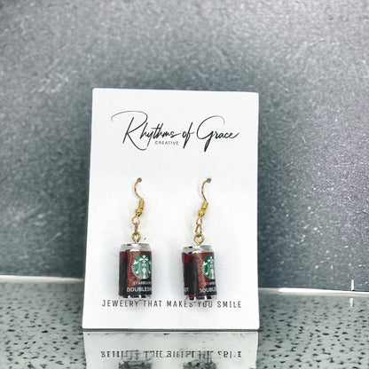 Perk Up Your Style: Adorable Coffee Earrings for Caffeine Lovers!