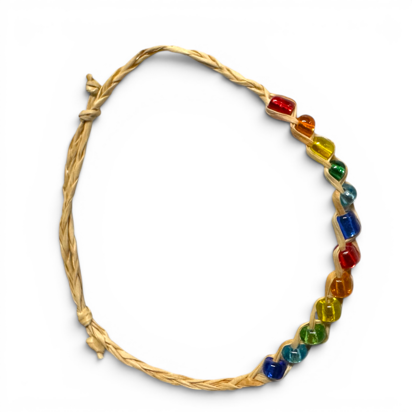Rainbow Beaded Friendship Bracelet - The Perfect Accessory! 🌈