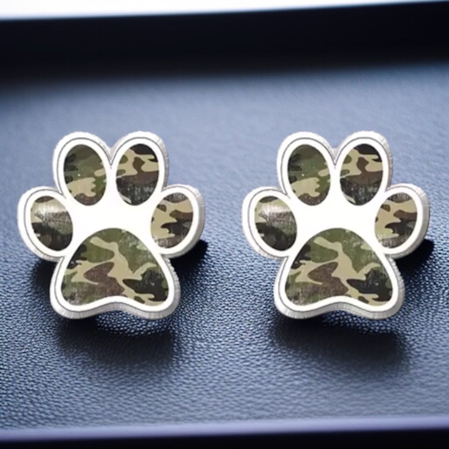 Vibrant Paw Print Studs – A Purr-fect Gift!