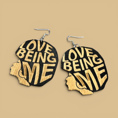 Radiate Royalty: Love Being Me African Queen Earrings!