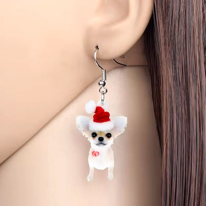 Chihuahua Earrings - Dog Earrings, Chi Mom, Dog Jewelry, Dog Mom, Chihuahua Jewelry, Dog Accessories, Puppy Earrings, Chihuahua Accessories - Rhythms of Grace Creative