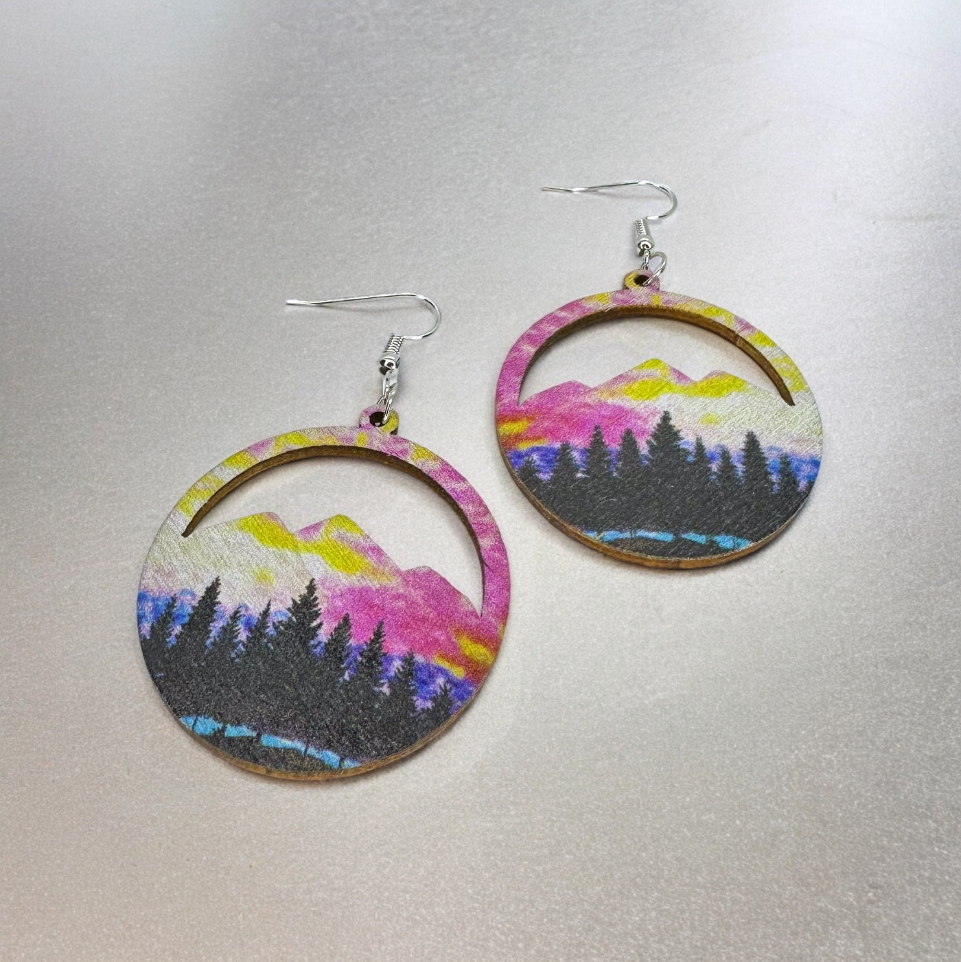 Stunning Western Dangle Earrings – Handcrafted Boho Style, Stainless Steel & Wood
