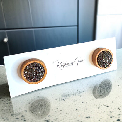 Sparkle & Shine: Faux Druzy Stud Earrings! ✨