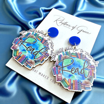 Librarian Earrings: Your New Favorite Accessory! 📚 - Rhythms of Grace Creative