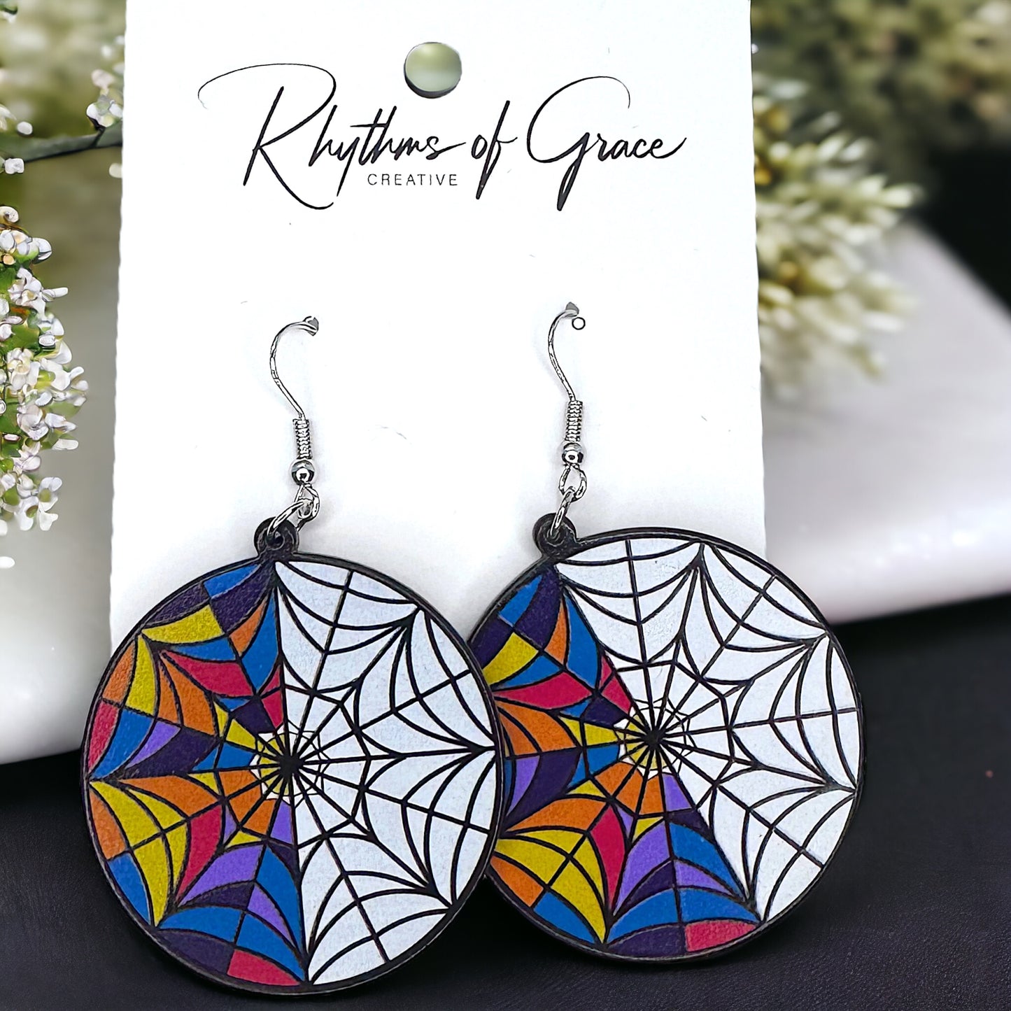 Spooktacular Wednesday Addams Dangle Earrings: Embrace Your Dark Side!
