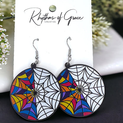 Spooktacular Wednesday Addams Dangle Earrings: Embrace Your Dark Side!