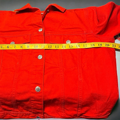 Hand Painted Jean Jacket: “Little Miss Good At Being Naughty”