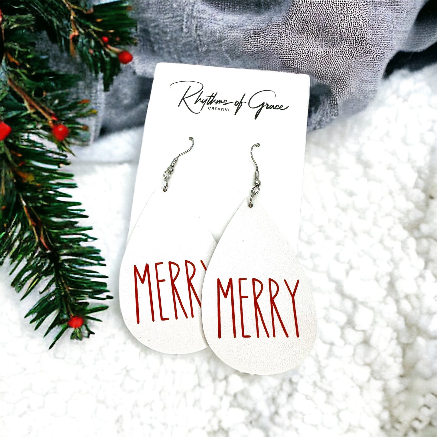 Merry Little Statement Earrings – Christmas Cheer in Every Pair