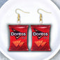 Snack Attack: Grab Your Chip Bag Earrings - Choose from Tasty Designs!