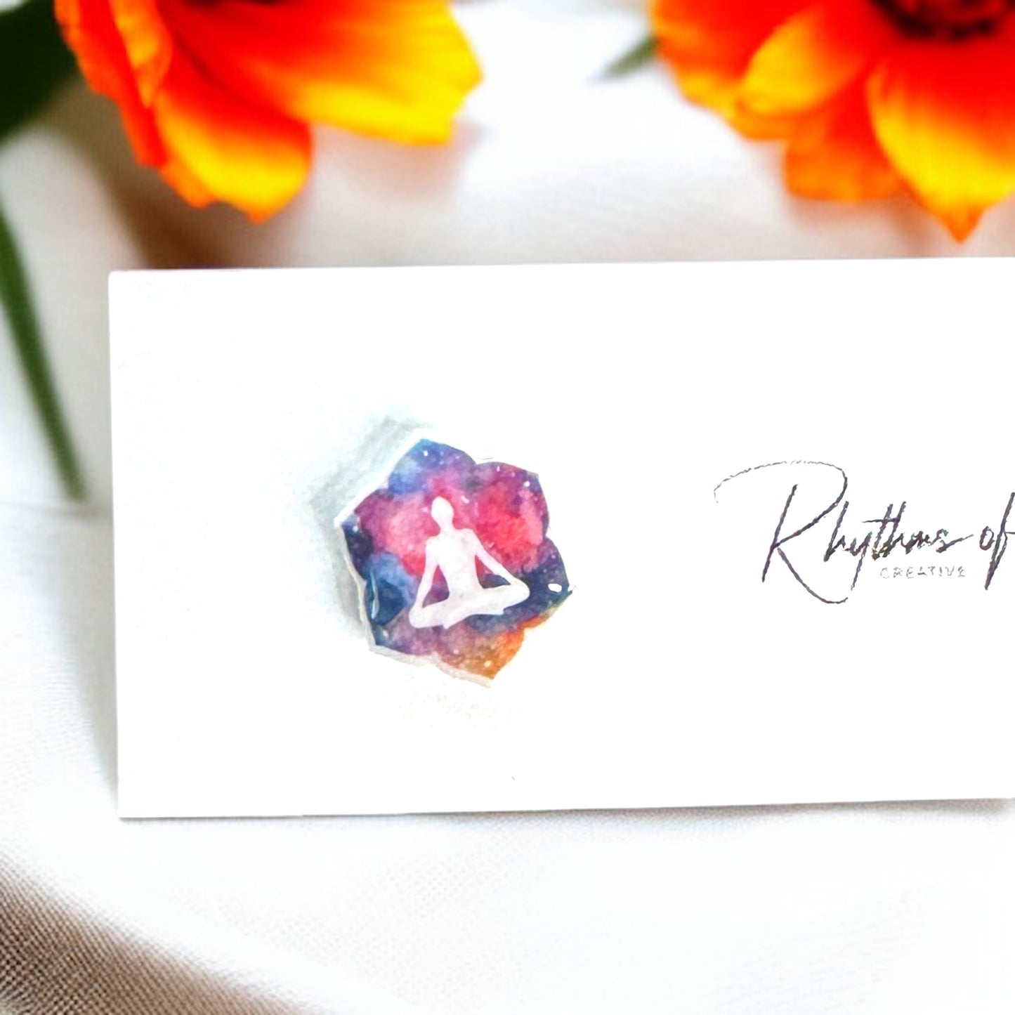 Zen Vibes Only: Yoga Stud Earrings for the Yogi in You!