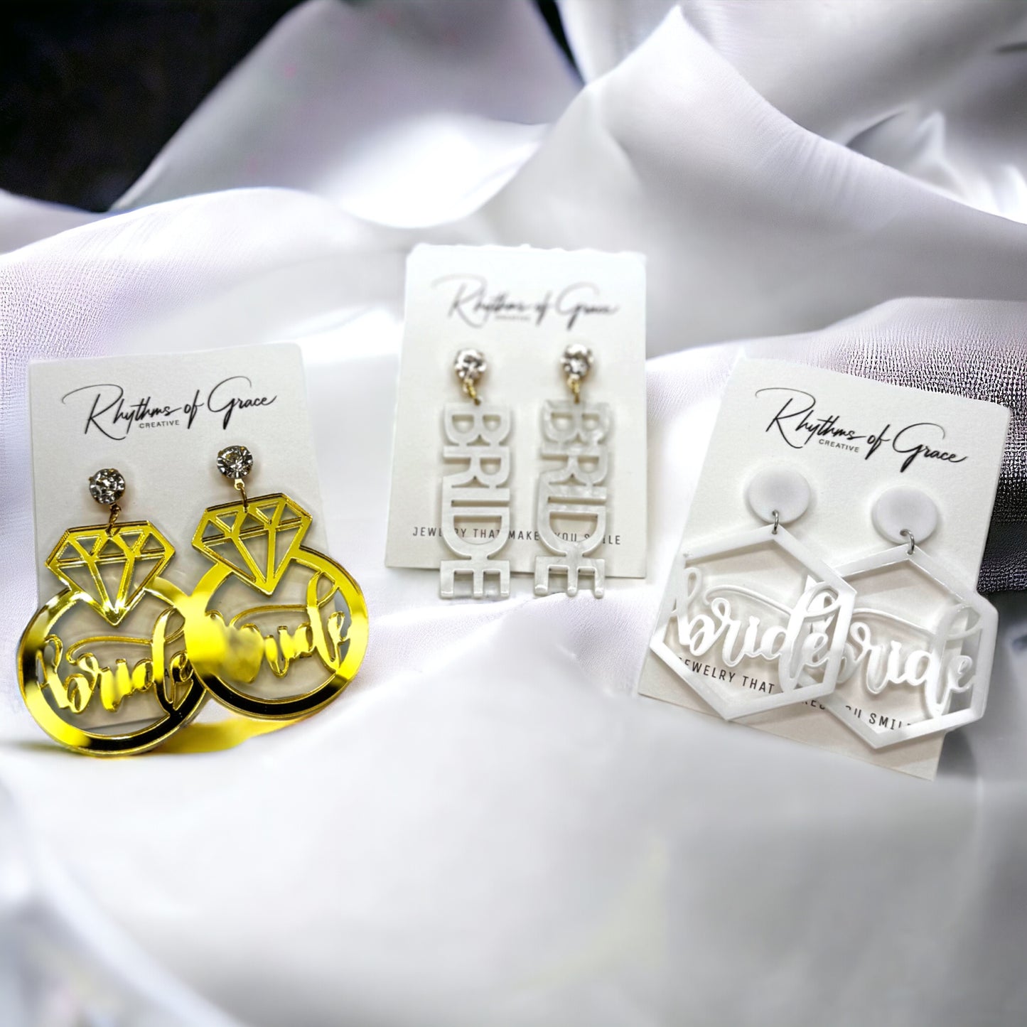 Elevate Your "I Do" Moments with Our Stunning Bride Earrings! ✨