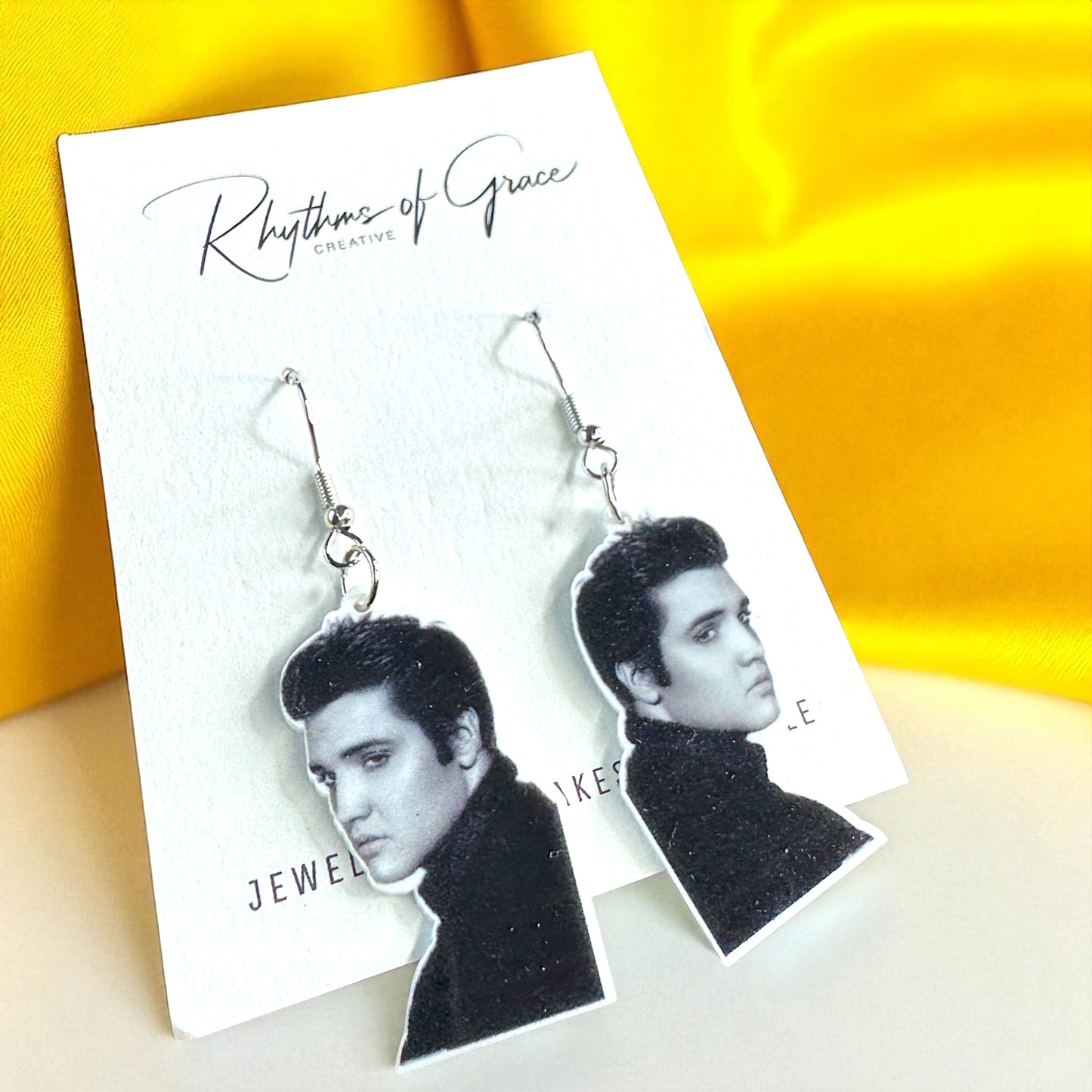 Rock Your Style: Elvis Presley Dangle Earrings - 12 Iconic Designs! 🎸