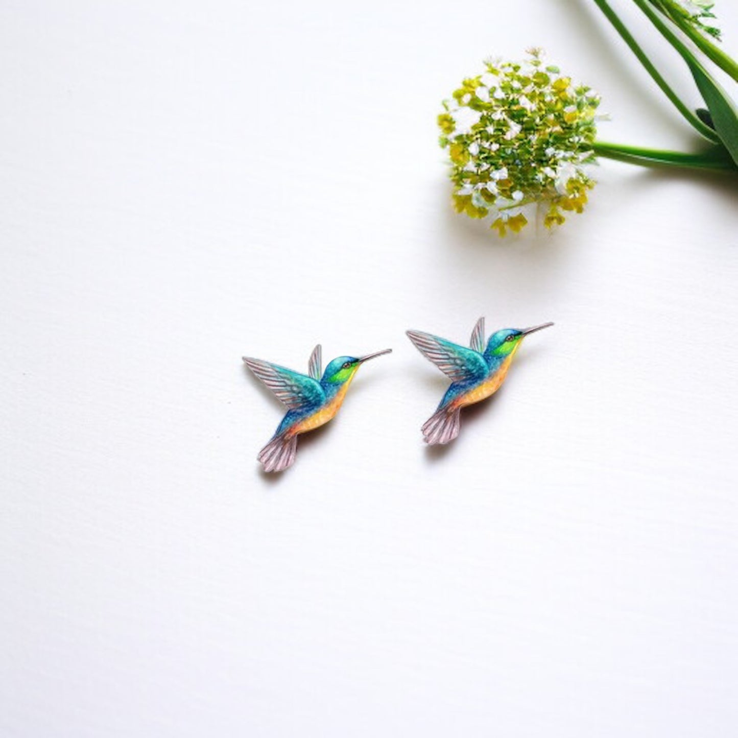 Flutter into Fashion with Hummingbird Stud Earrings!