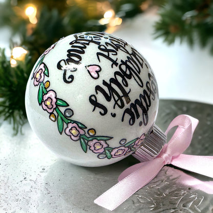 Baby's First Christmas Ornament: A Cherished Keepsake for Tiny Holiday Memories!