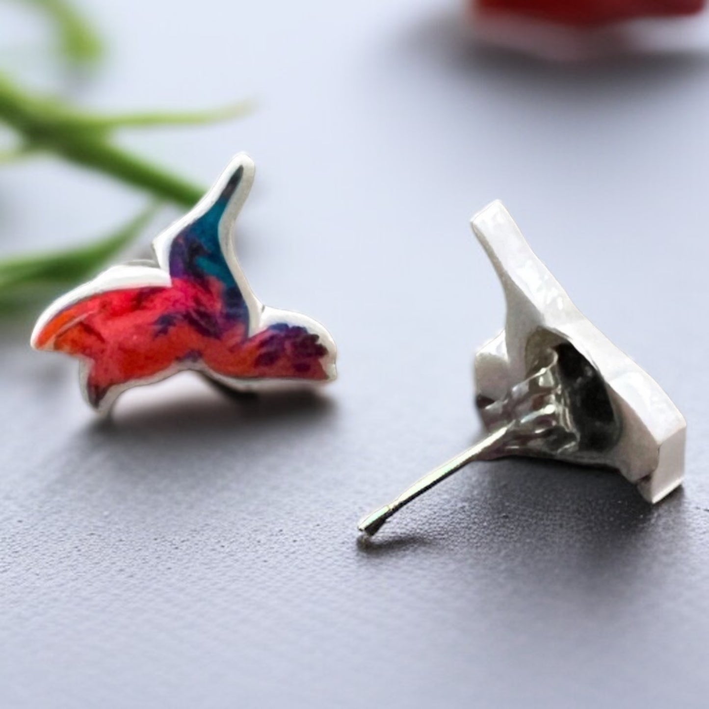 Flutter into Fashion with Hummingbird Stud Earrings!