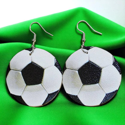 Score Big with Soccer Dangle Earrings! ⚽️