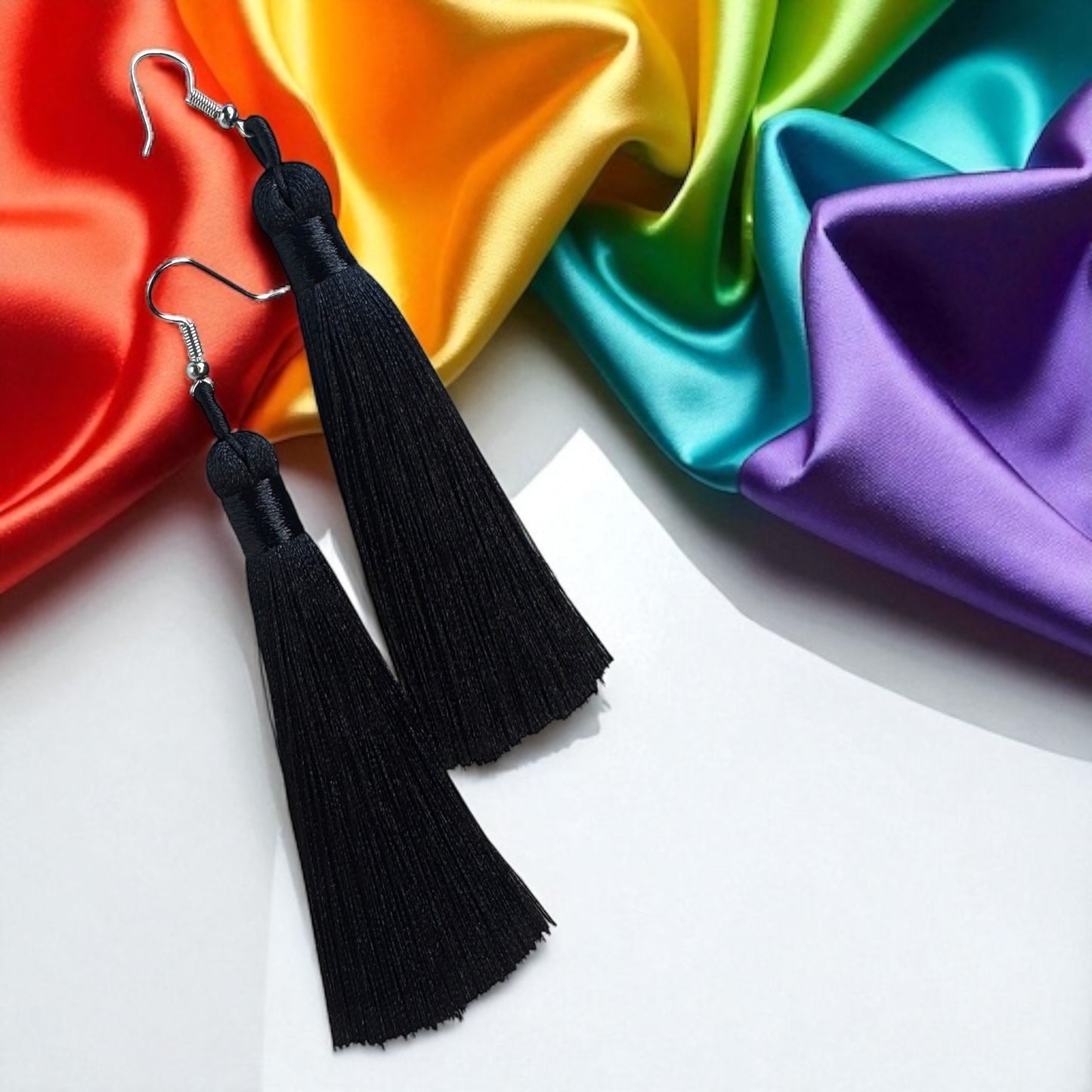 Tassel Power: Colorful Boho Dangle Earrings in 9 Vibrant Shades!