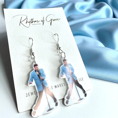 Rock Your Style: Elvis Presley Dangle Earrings - 12 Iconic Designs! 🎸