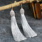 Tassel Power: Colorful Statement Dangle Earrings in 7 Bold Shades