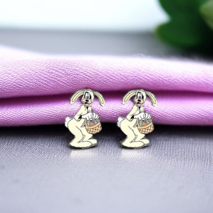 Hop into Style: Whimsical Easter Stud Earrings – Five Adorable Designs!