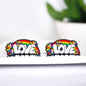 Radiate Love with Rainbow Stud Earrings!