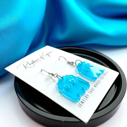 PAC-MAN Party Earrings Set - Embrace 80's Retro with Handmade Dangle Fun! - Rhythms of Grace Creative