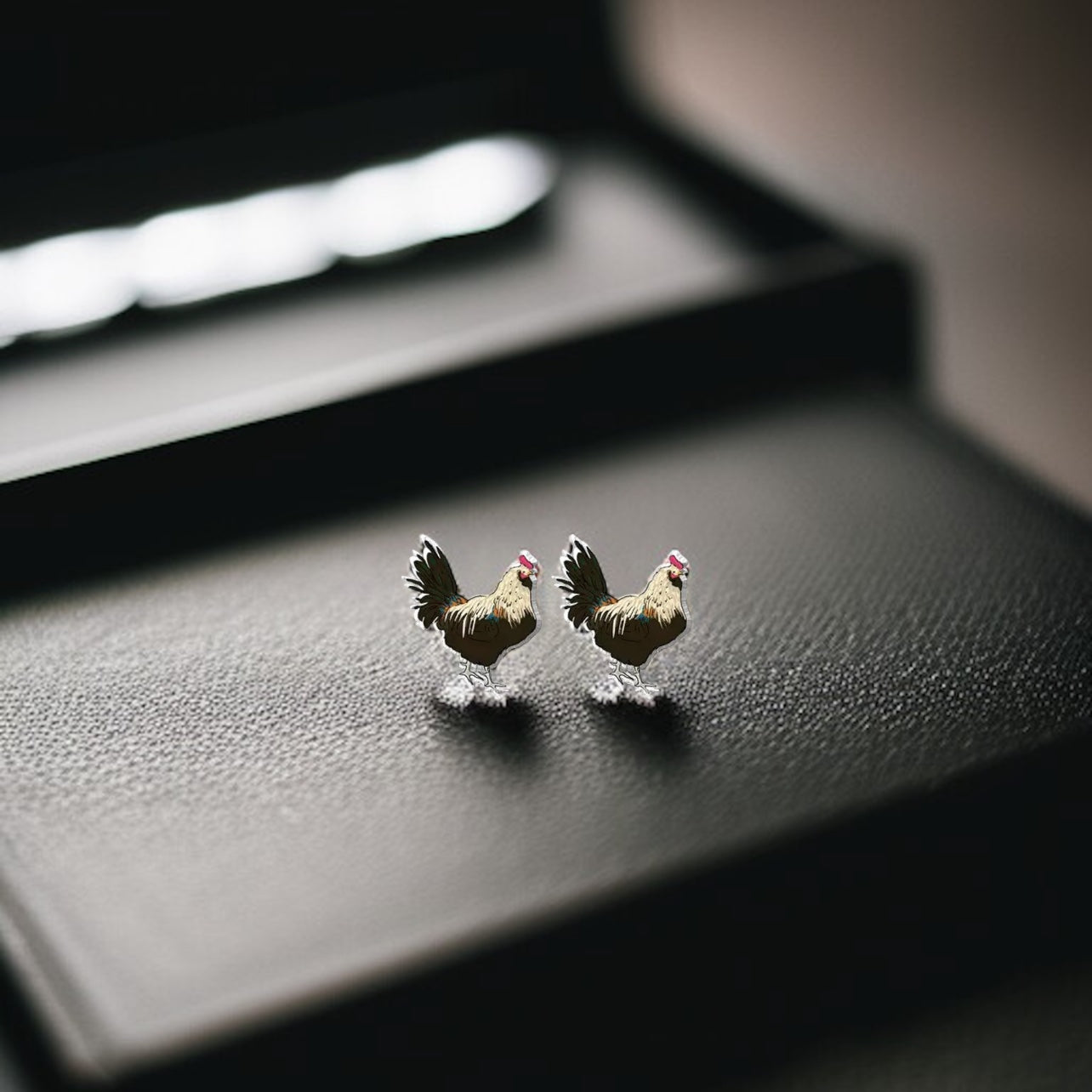 Cluck-tastic Chicken Stud Earrings – Three Charming Styles!
