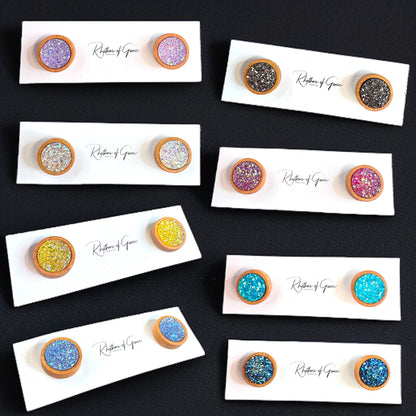 Sparkle & Shine: Faux Druzy Stud Earrings! ✨
