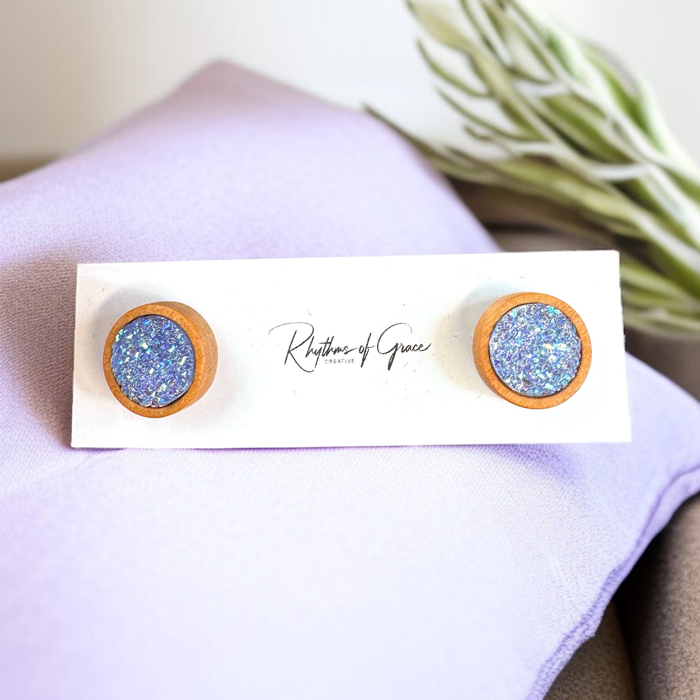 Sparkle & Shine: Faux Druzy Stud Earrings! ✨