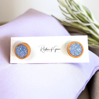 Sparkle & Shine: Faux Druzy Stud Earrings! ✨