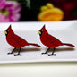 Whimsical Red Cardinal Stud Earrings: Adorable Nature-Inspired Charm!