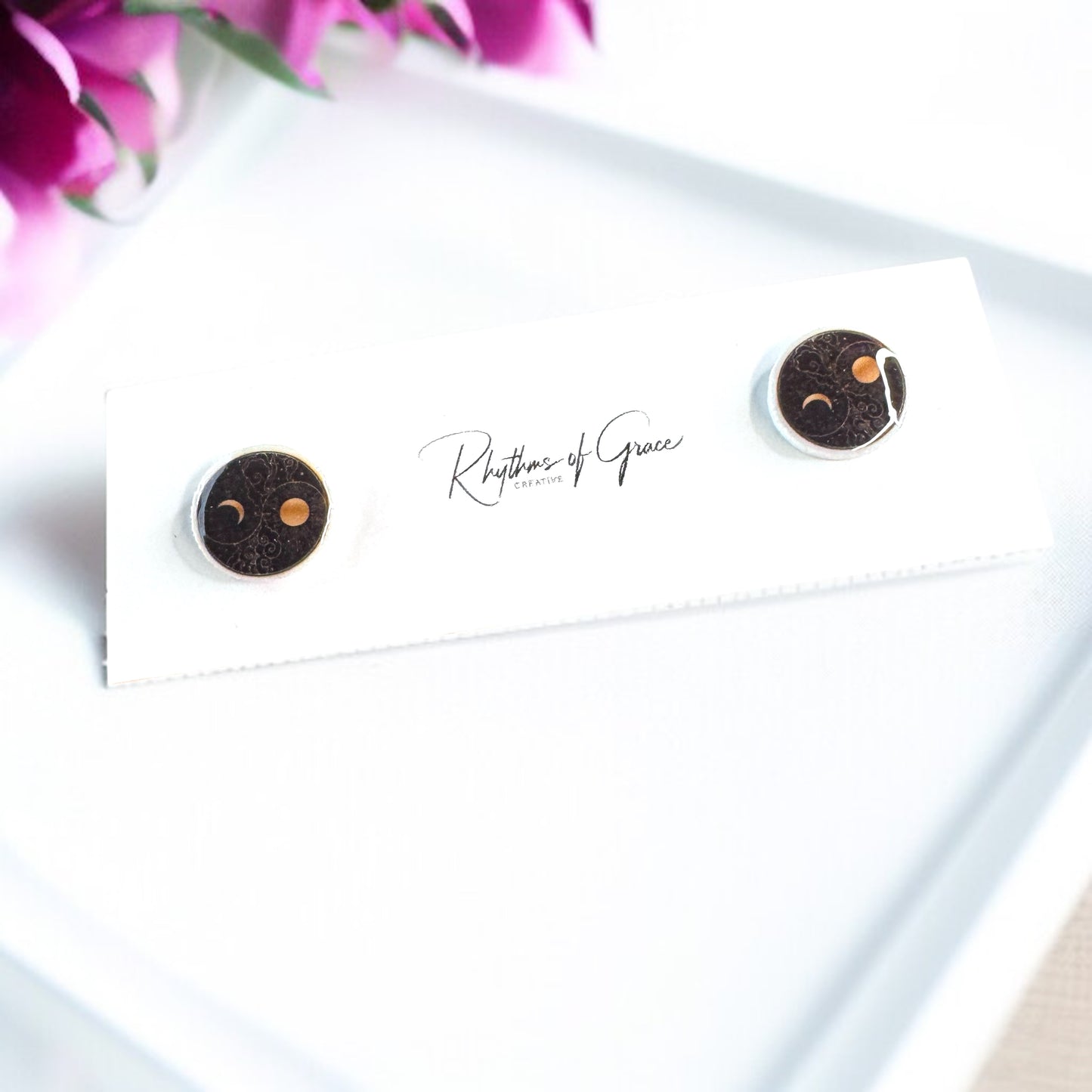 Celestial Stud Bliss: Adorn Your Ears with Stardust Magic! ✨